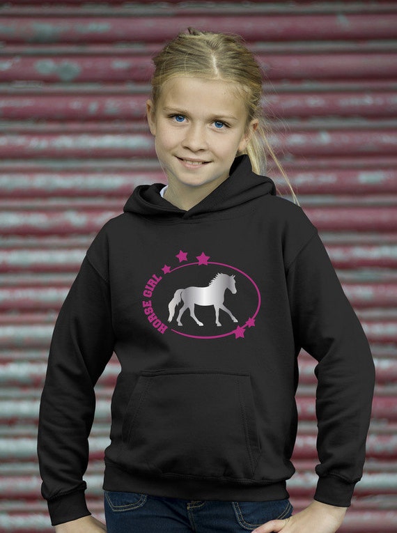 horse girl hoodie