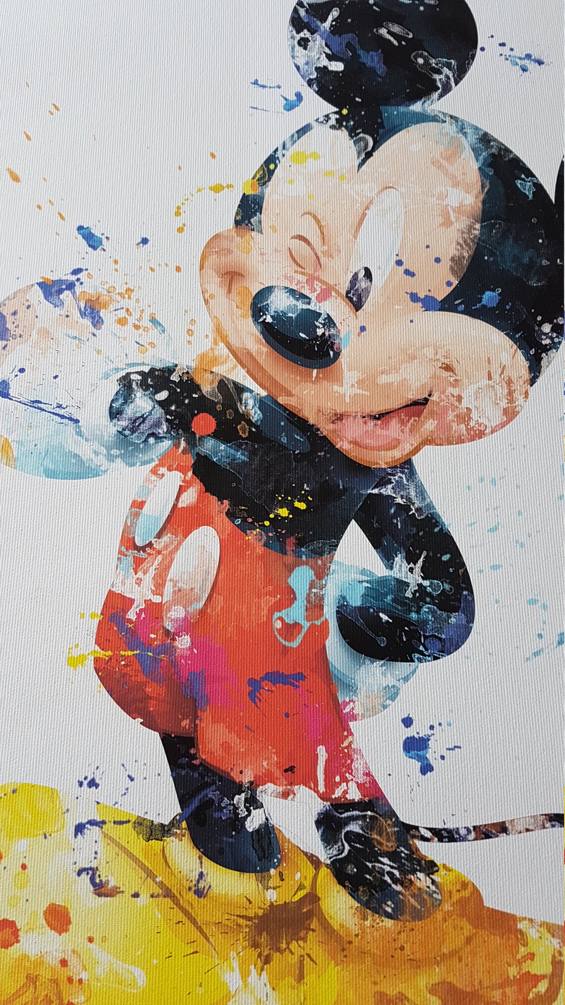 Mickey Mouse Watercolor Art Print Mickey Mickey Ears - Etsy