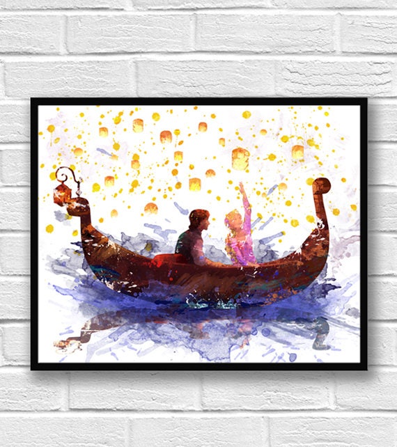 Watercolor Art Tangled