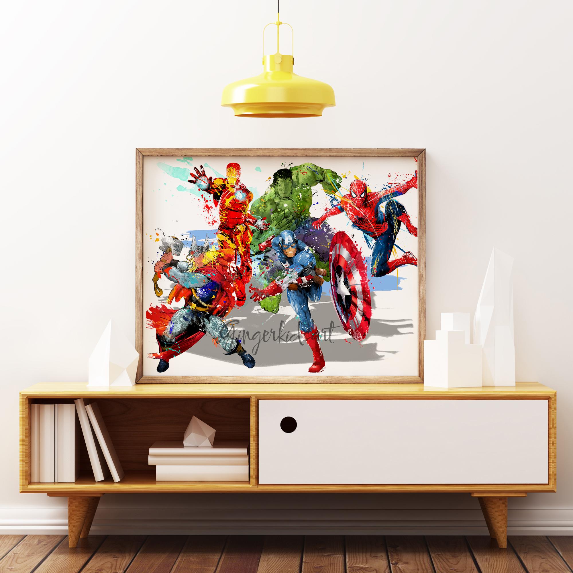 アベンジャーズ、スーパーヒーロー、ハルク、アイアンマン、ソー
