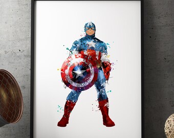 スティーブカフマン キャプテンアメリカ アベンジャーズメンバー！ポップアート Amazon.co.jp: アートフレーム キャプテンアメリカ マーベル