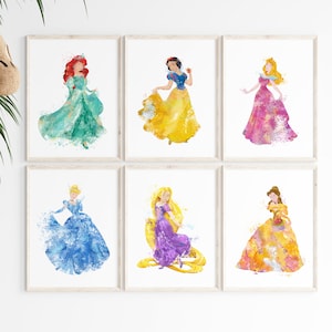 プリンセスセット 8枚セット アートプリント プリンセス