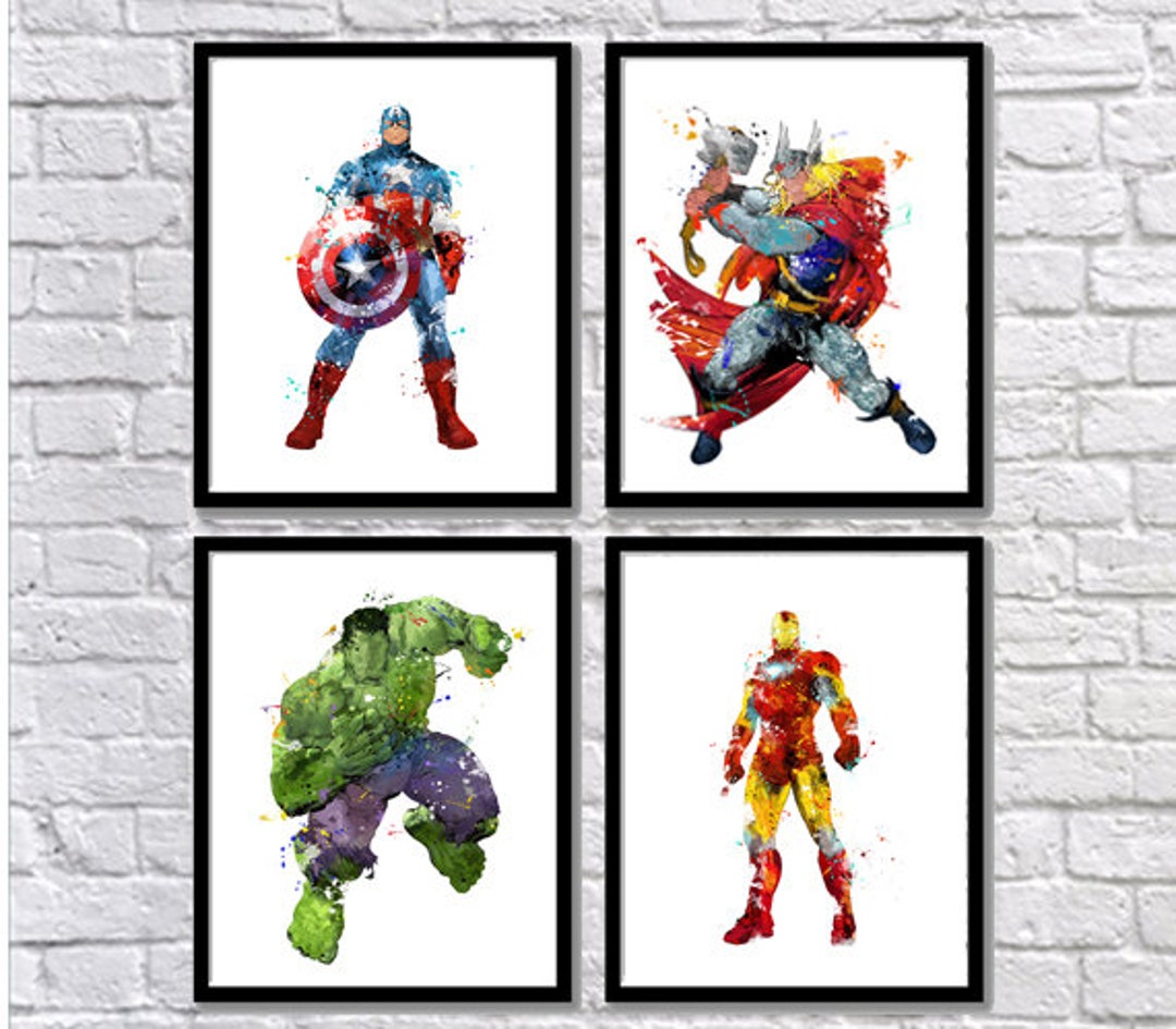 Marvel Deco Avengers Assemble Cool Wall Decor Art Print Poster 24x36