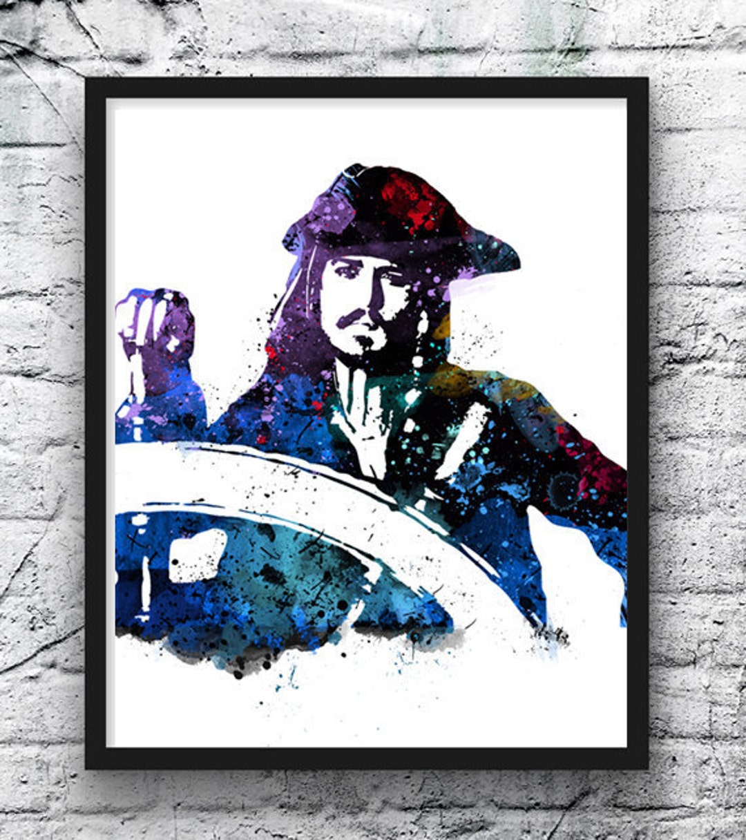【ポニョ・新品 No 699】ポップアートパネル ジャック スパロウ 映画 Jack Sparrow (2) ジャック スパロウ / パイレーツ オブ