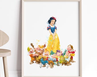 ディズニー 白雪姫と7人の小人 女王の城 ディズニーアートイラスト