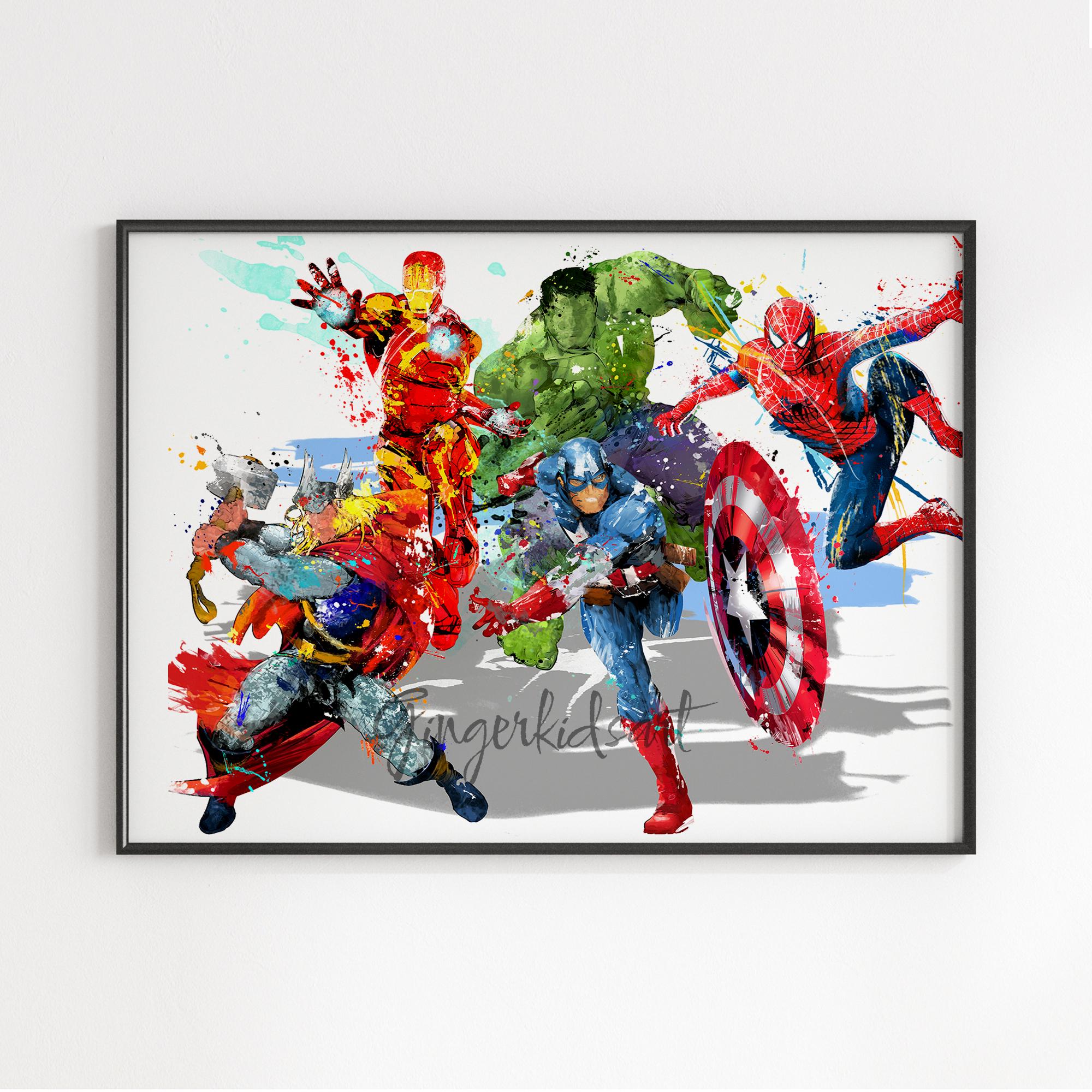 アベンジャーズ、スーパーヒーロー、ハルク、アイアンマン、ソー