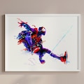 Spiderman, Spider Verse, Miles Morales, Watercolor Print, Superhero, Movie Poster, Avengers, Comics, Wall Art, Kids Room Decor, Home Decor product logo