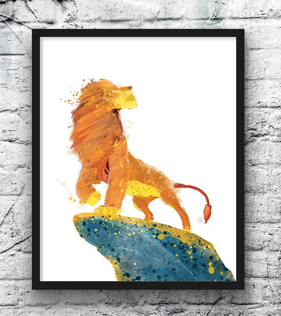 Lion King Watercolor