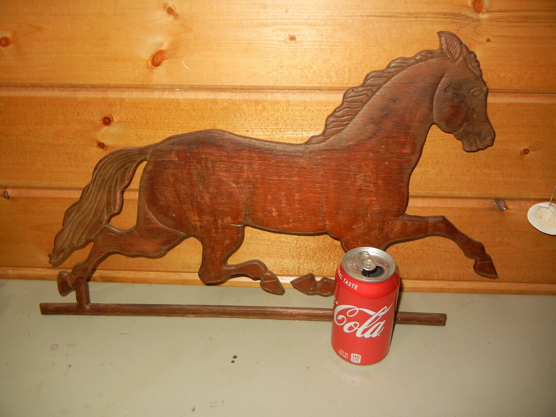Horse Figure Wood Flat Wall Hanging Buggy Horse or Trotter - Etsy