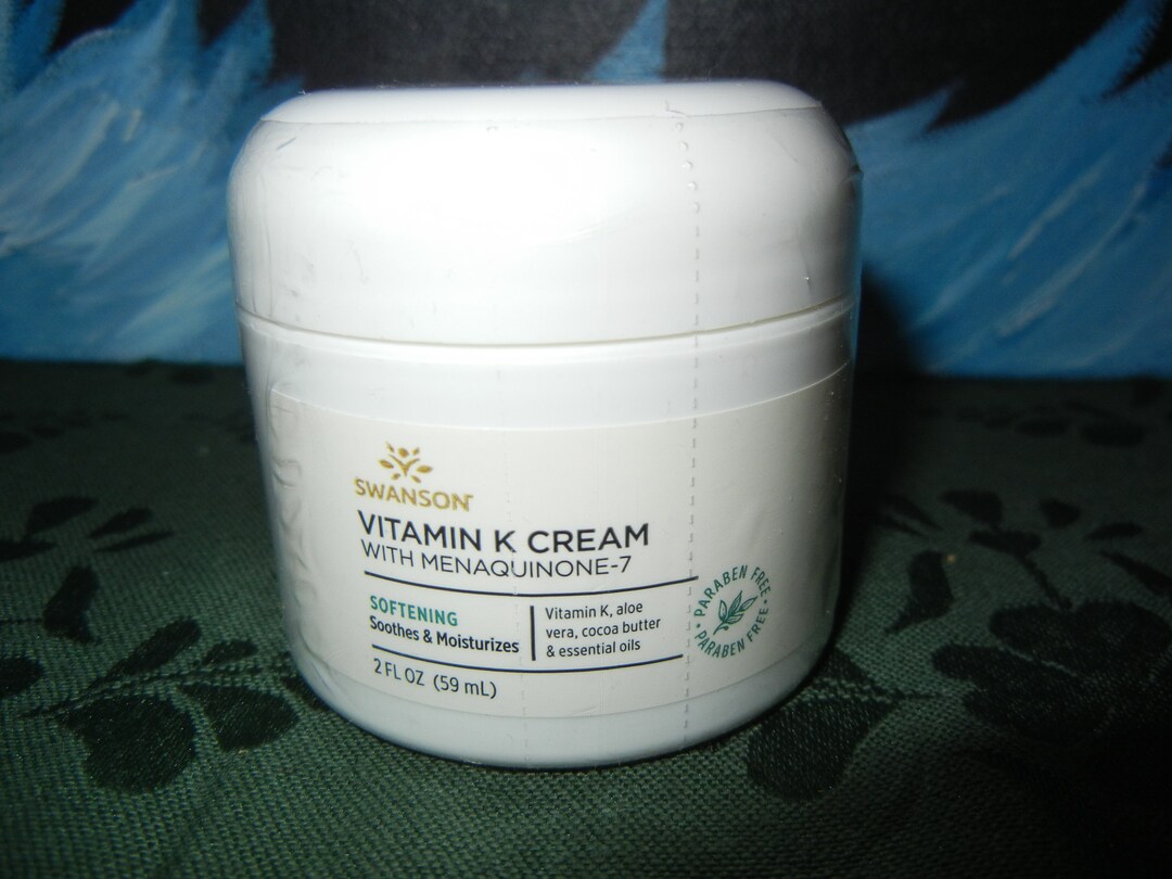 Free Ship Swanson Vitamin K Cream for Eye Dark Circles W/ Menaquinone7