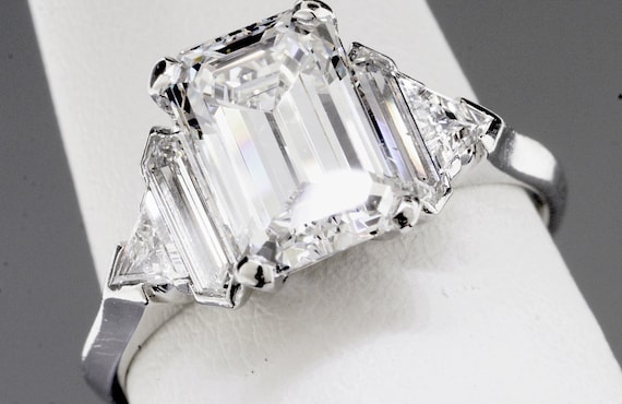 bague diamant taille emeraude occasion bague diamant taille emeraude occasion