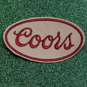 Coors Beer Embroidered Iron On Patch, Gift for Boyfriend, Girlfriend