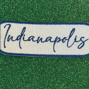 Indianapolis , Colt Embroidery Iron On Patch for hats, bags, jackets