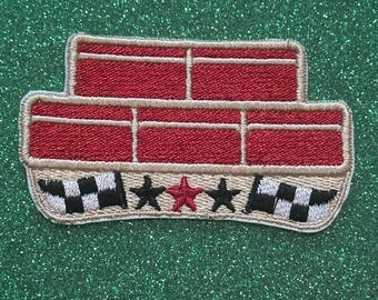 Indianapolis Speedway Brick Yard Patch, Indy 500 Embroidered Iron On, Racing Fan Gear