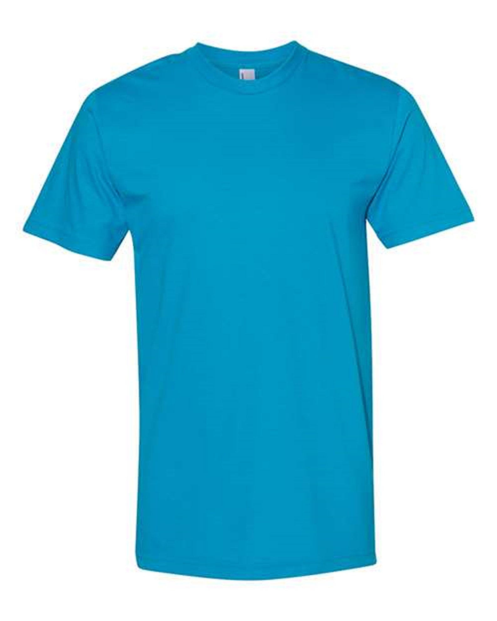 Blank American Apparel Short Sleeve Crewneck Shirt color Teal | Etsy