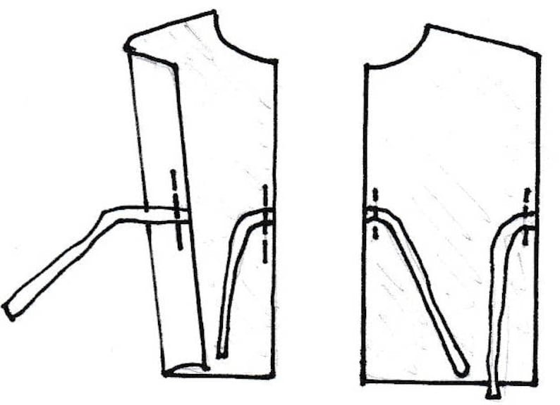 GW JA004 S XXL original unlined jacket sewing pattern for Etsy