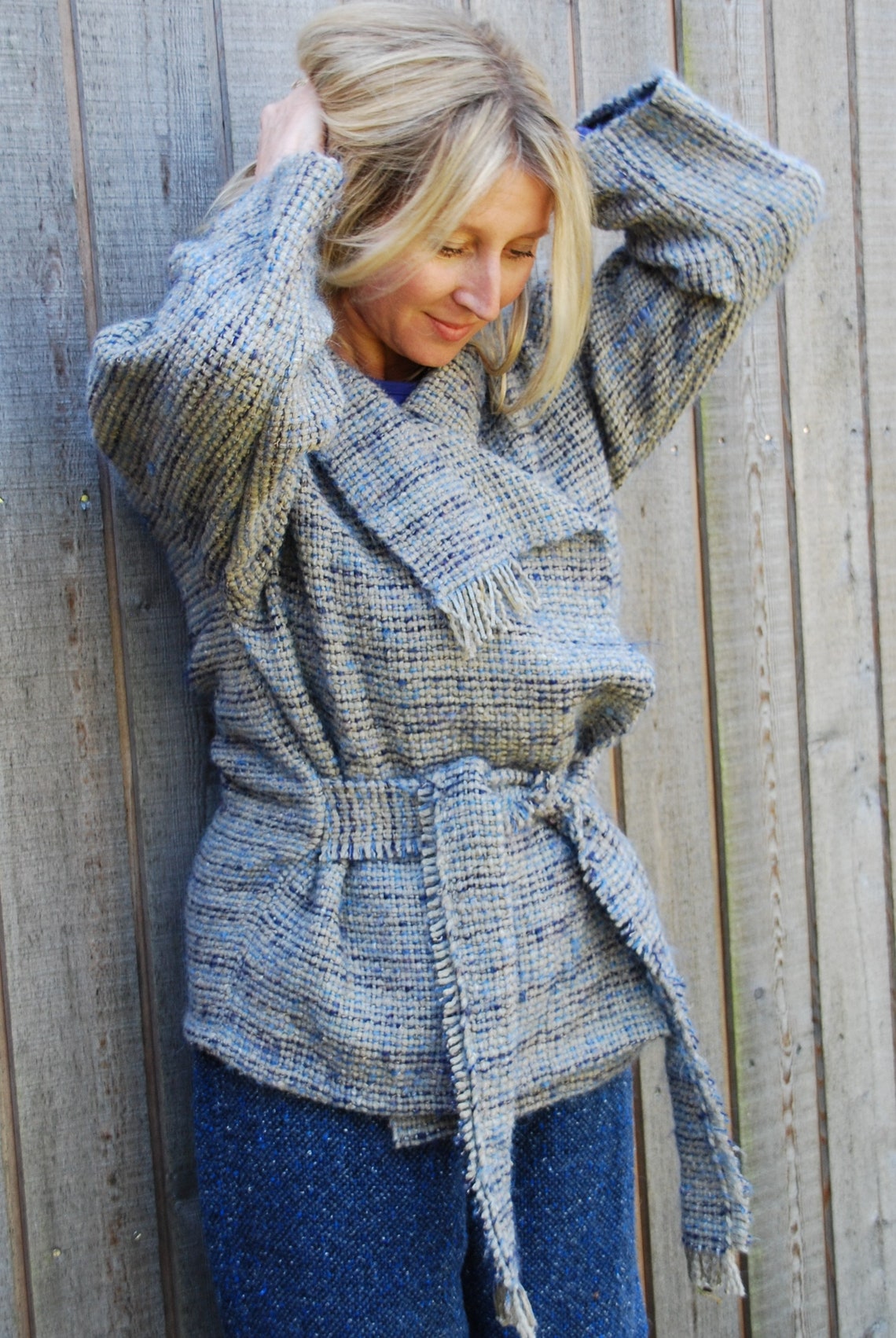 GW JA010 Wrap Jacket Sewing Pattern in 2 Lengths Tie or Half Etsy