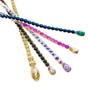 Bijoux en cristal à mèche unique