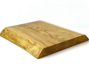 Handmade Cornish Oak 23x22cm Wooden Chopping Board Oak worktop wood cutting board serving platter cheese gin cutting