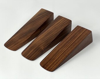 Solid Walnut Door Wedge stop wood wooden handmade