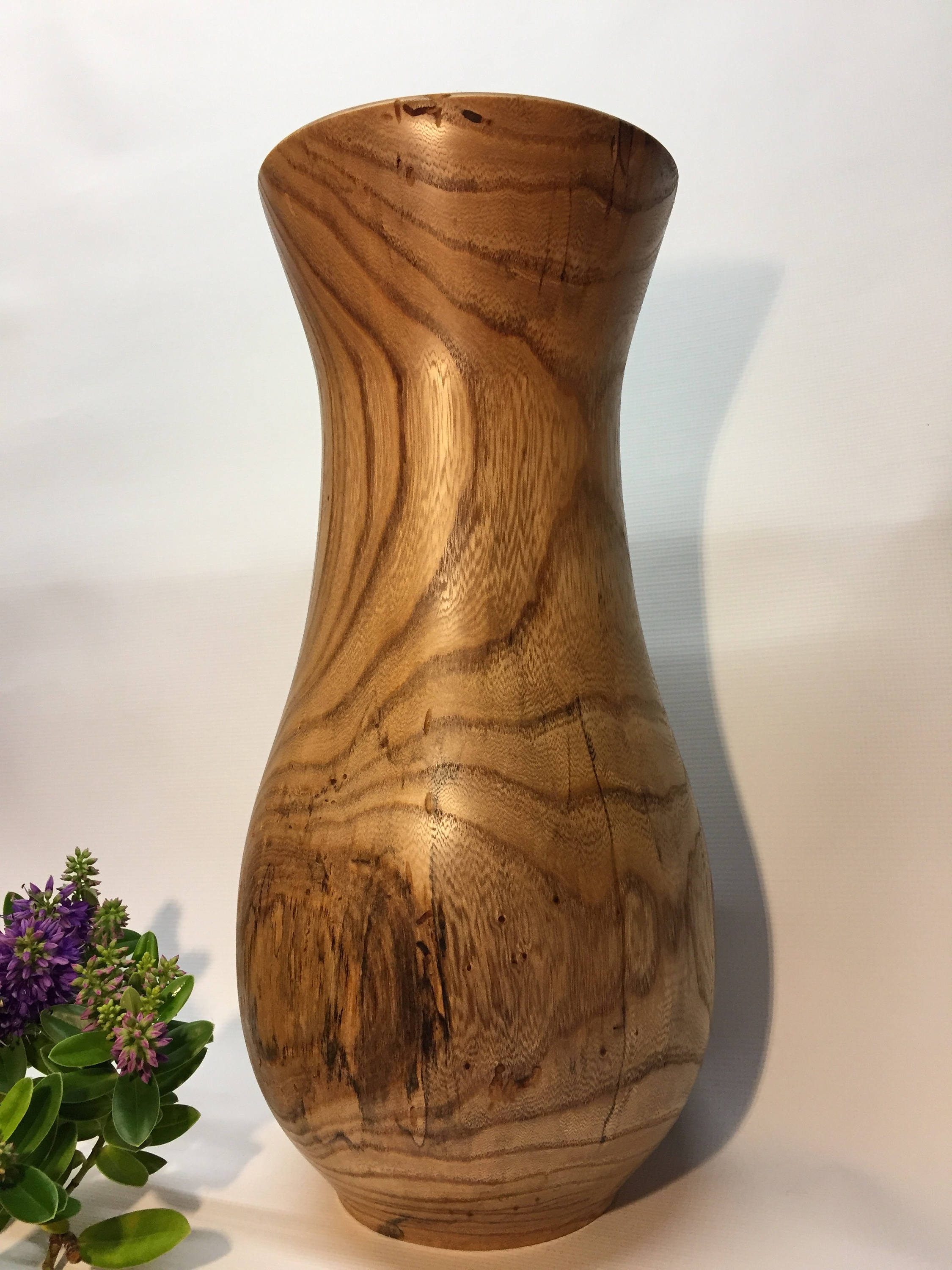 Large Wooden Handmade Vase Phillack Elm No. 2 Cornish Elm Etsy