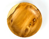 English Yew no.33 wooden 29cm live edge bowl made in cornwall fruit salad centrepiece large platter