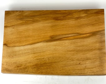 XL Beech Live Edge Chopping cheese Board Slab 57 x 37cm Natural cutting board single live edge serving charcuterie butchers block tree oak