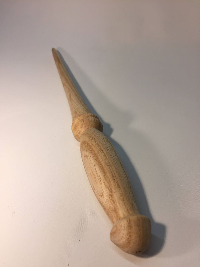 Handmade Wooden Magic Wand hand turned wood Ash simple potter pagan druid kids toy magical weasley