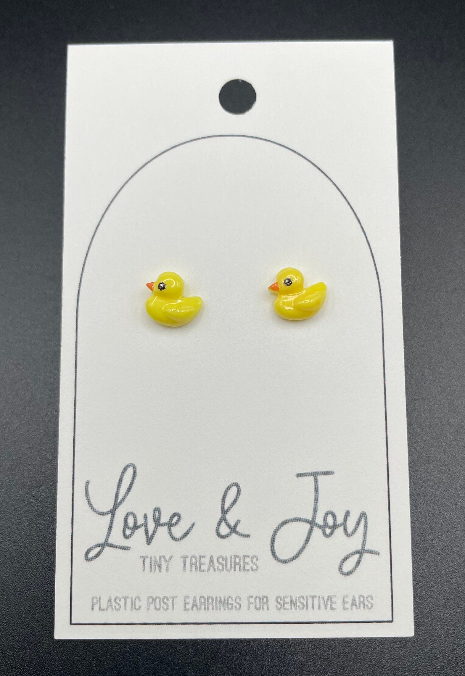 Ducks Plastic Post Earrings | Hypoallergenic Earrings