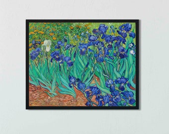 Van Gogh Irises Giclée Print: Classic Floral Wall Art