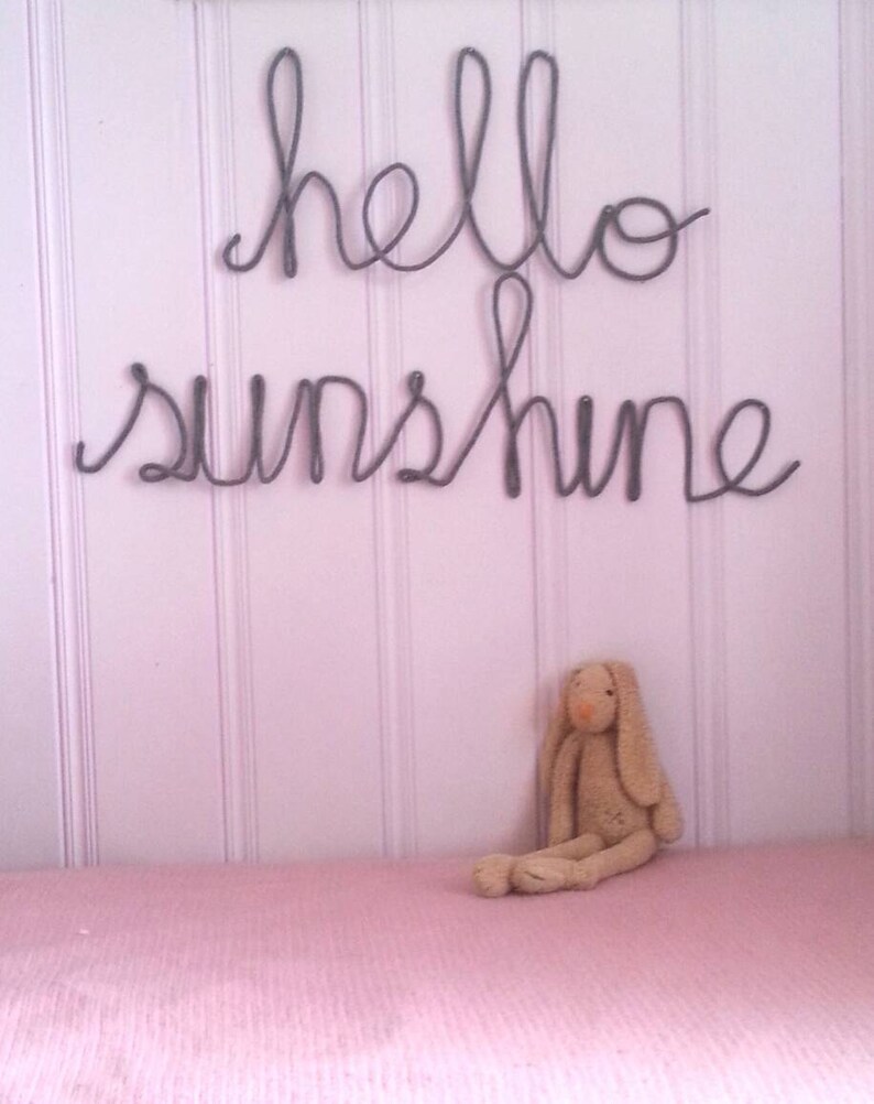 Large Sized Wire Word Art Yarn Wire Words Yarn Word Wall Etsy