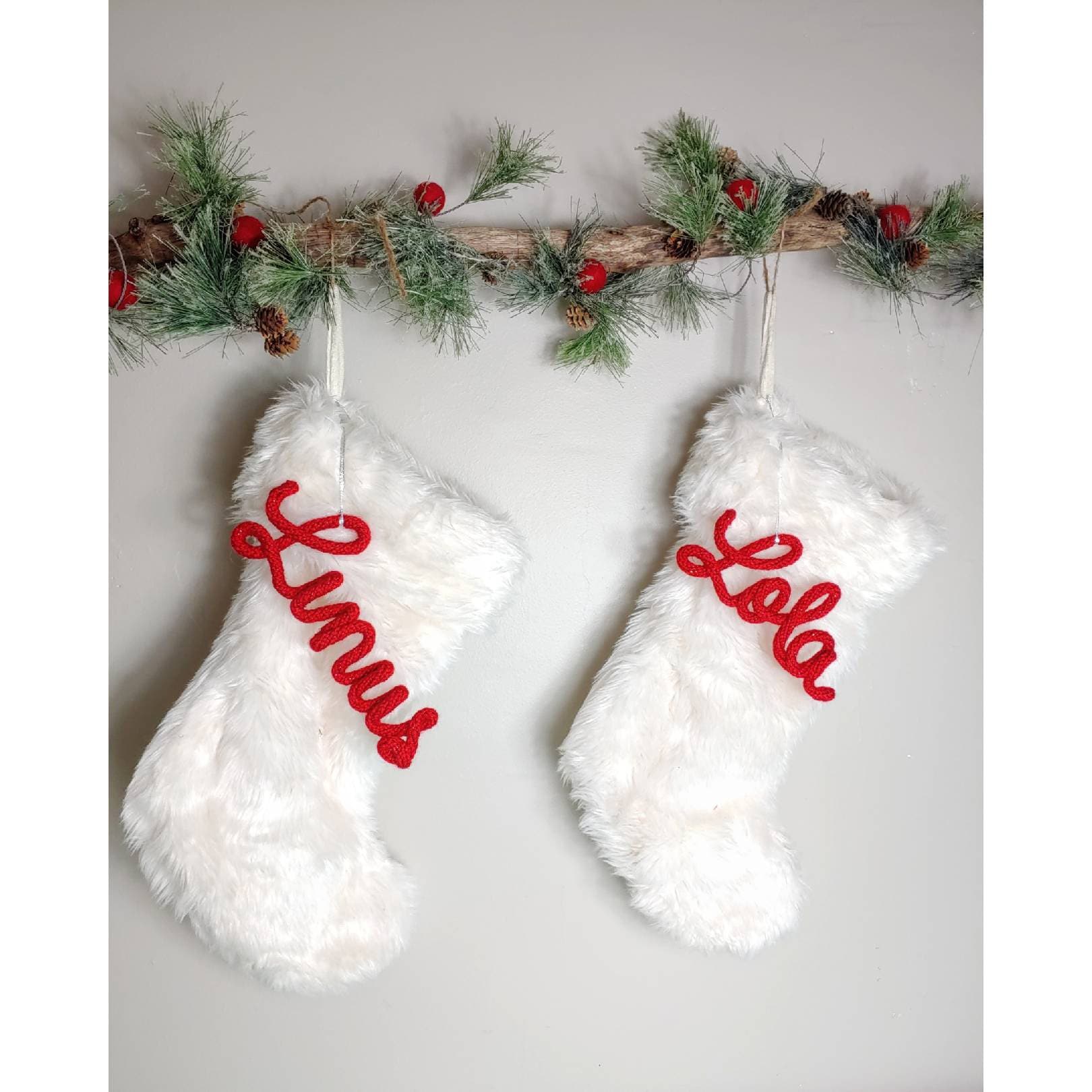 Stocking Name Tags Christmas Stocking Tags Stocking Tags Etsy