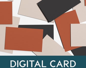 Digital Business Card Design Only