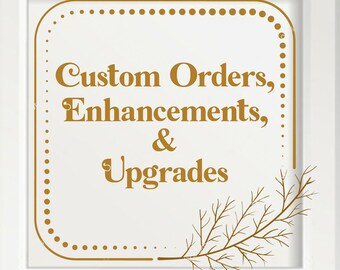 Custom Orders and Upgrades for Little Flock Design Co.