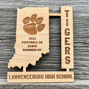 Sectional Champion, Regional Champion, State Champion custom ornaments