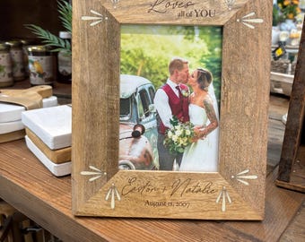 Photo Frame : All of me Wedding Anniversary Engagement