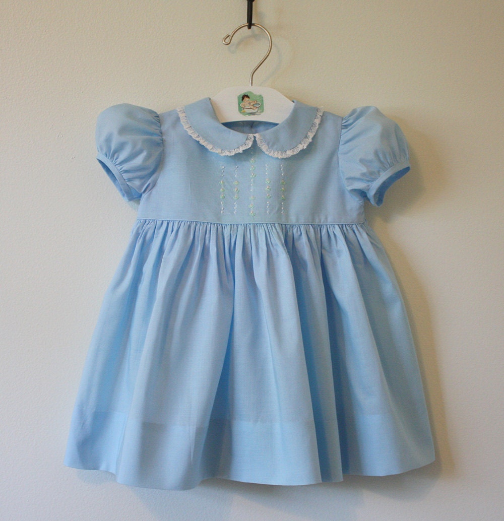 Creations by Michie' 146-S Classic Dress With Smocked - Etsy