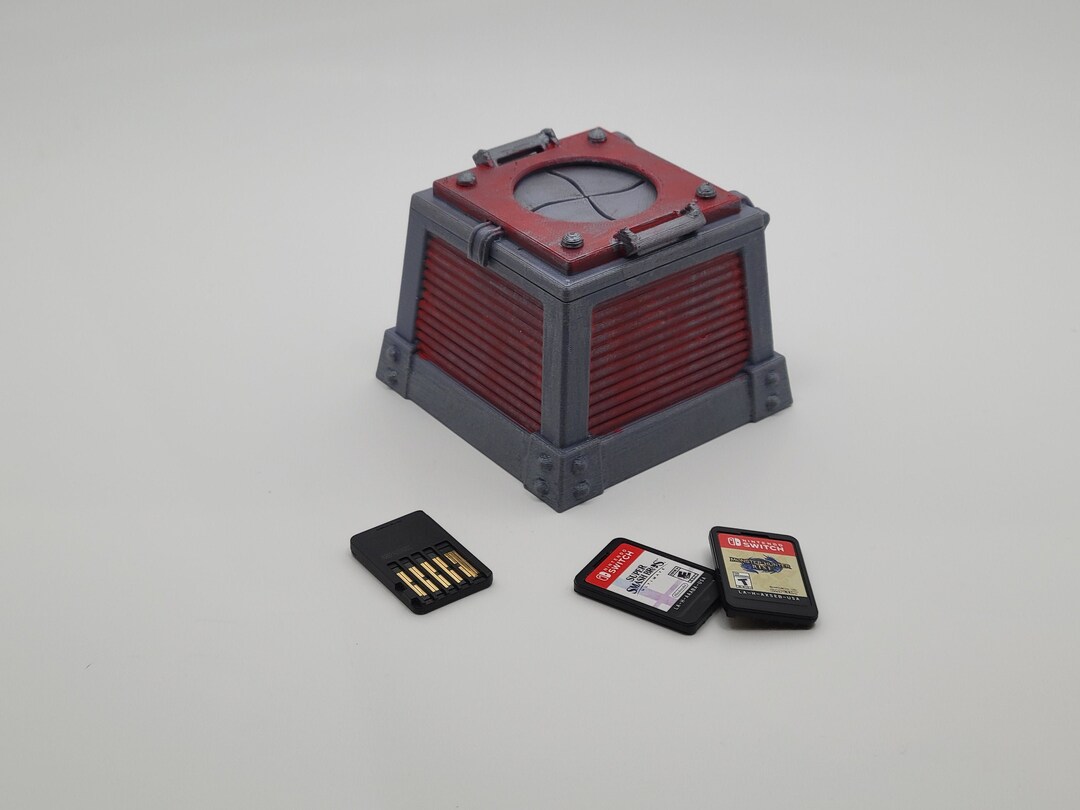 Factorio Logistic Storage Chest Switch Game Cartridge Container, 10 Slot Capacity Etsy