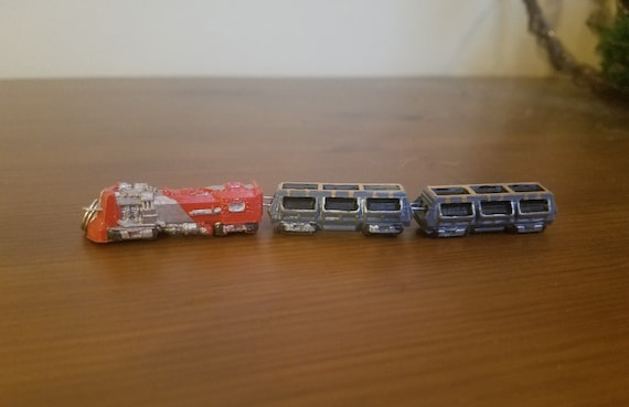 Factorio Train Keychain, Variable Length, Flexible Design