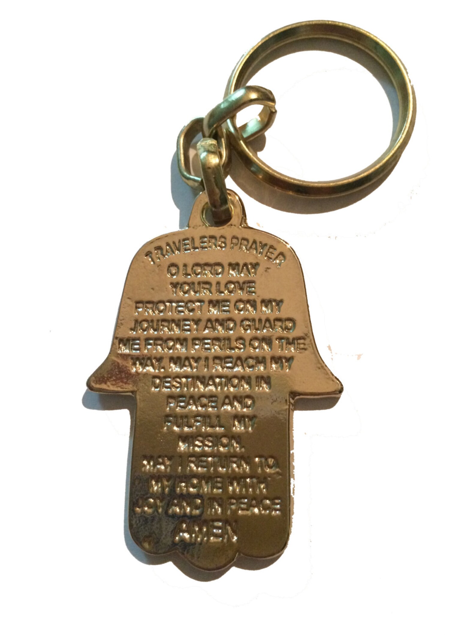 HAMSA Keychain Religious Charm Amulet Protect Against Evil Eye Etsy