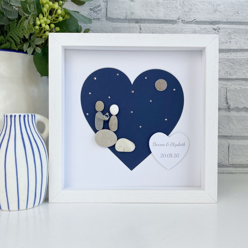 Personalised Engagement Picture Gift Engagement Frame Etsy