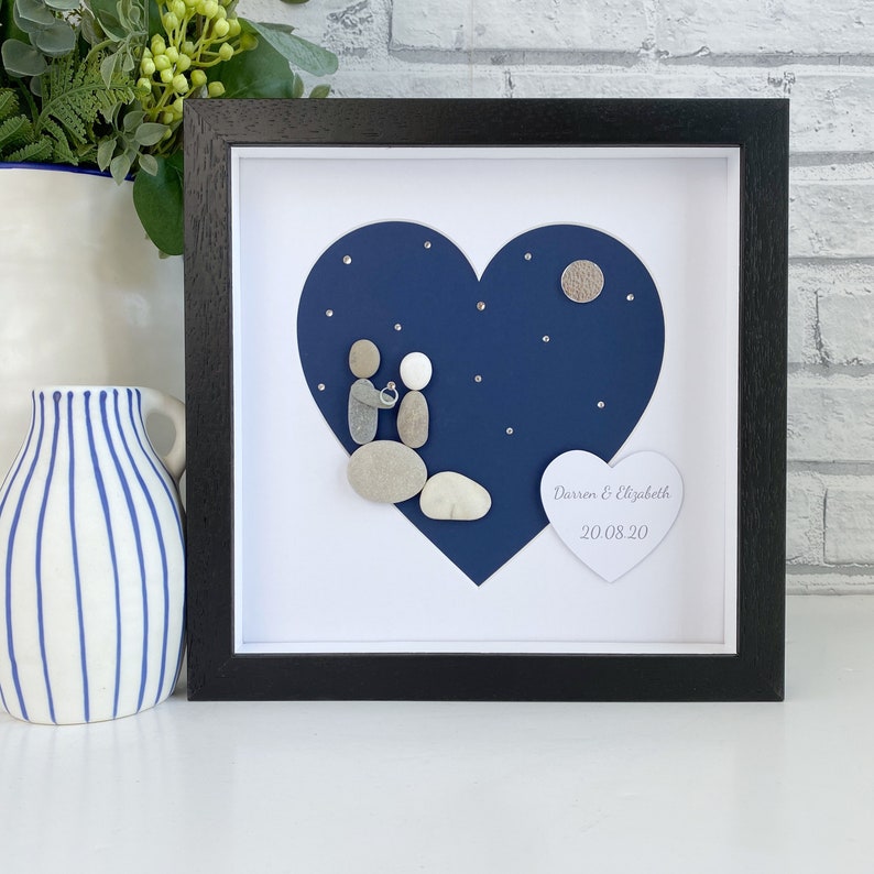 Personalised Engagement Picture Gift Engagement Frame Etsy