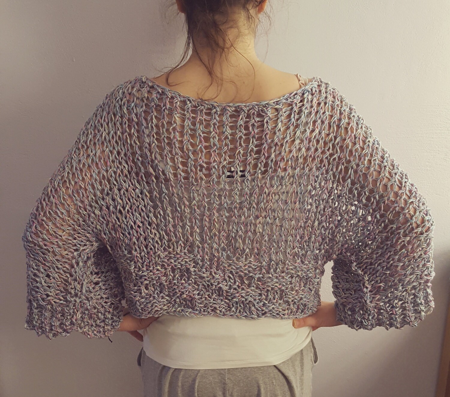 Oversized Loose Knitted Sweater. Hand Knitted Loose Knitterd Etsy