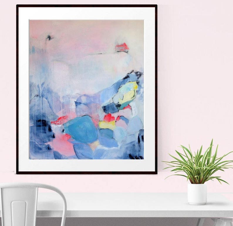 Abstract Giclee Print Abstract Wall Art Abstract Landscape Etsy