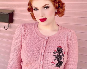vintage poodle sweater
