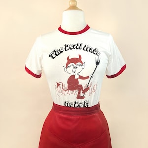 The devil made me do it t shirt deals