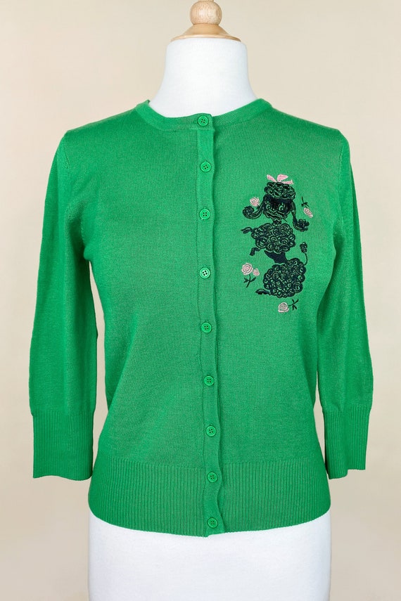 kelly green sweater cardigan