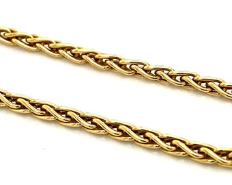 Gold Wheat Chain - Etsy