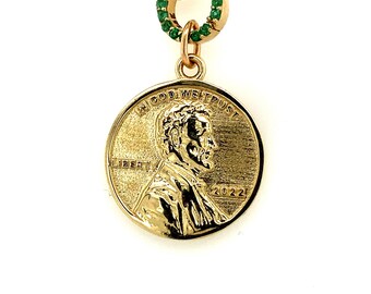 Gold Penny Necklace - Etsy