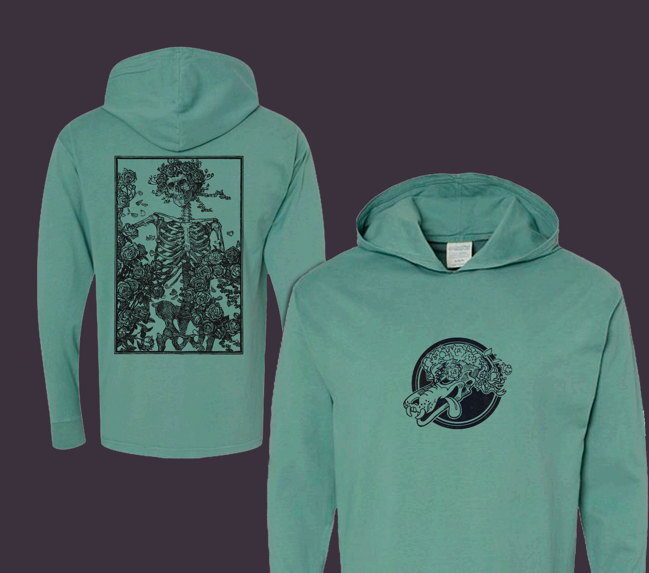 Felpa Con Cappuccio Grateful Dead Orsi Vintage - Unisex Heavy Blend - Foto 3
